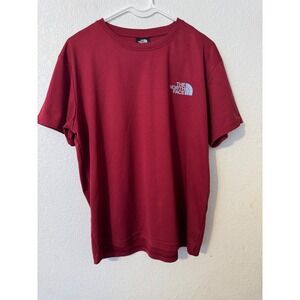 The North Face Mens Medium Red‎ DRI-FIT Short Sleeve T-Shirt